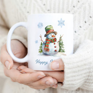 Snowman Winter Mug – Custom Holiday Gift