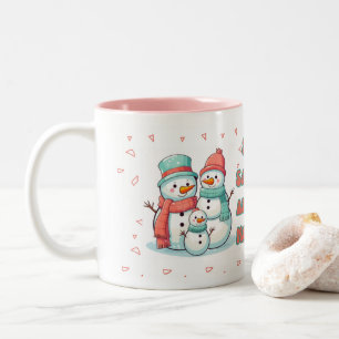 Snowman Winter pastel Color Mug