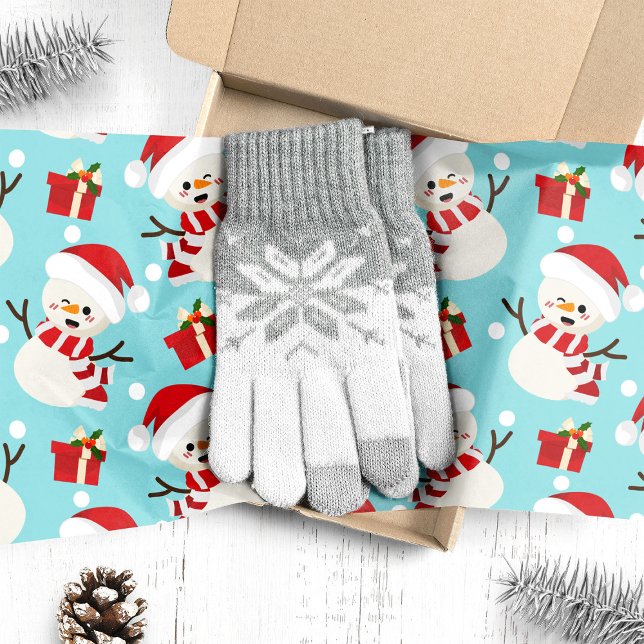 Snowman Winter Wonderland Tissue Paper (Creator Uploaded)