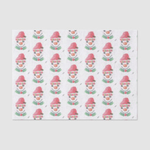 Snowman with Red Cap Tissue Paper