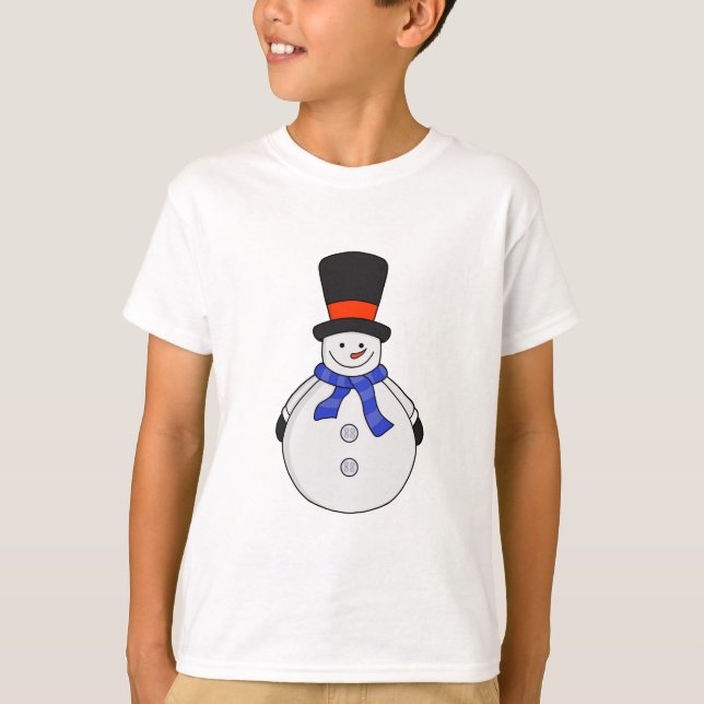 Snowman with top hat (Front)