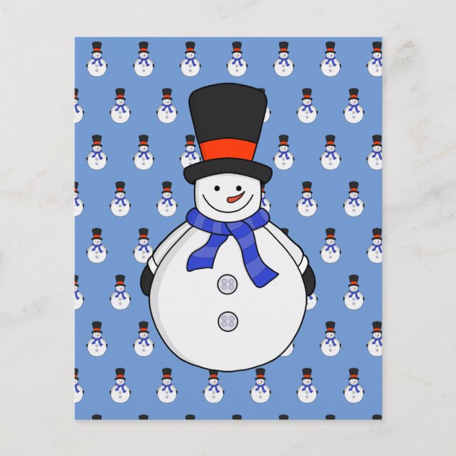Snowman with top hat (Front)