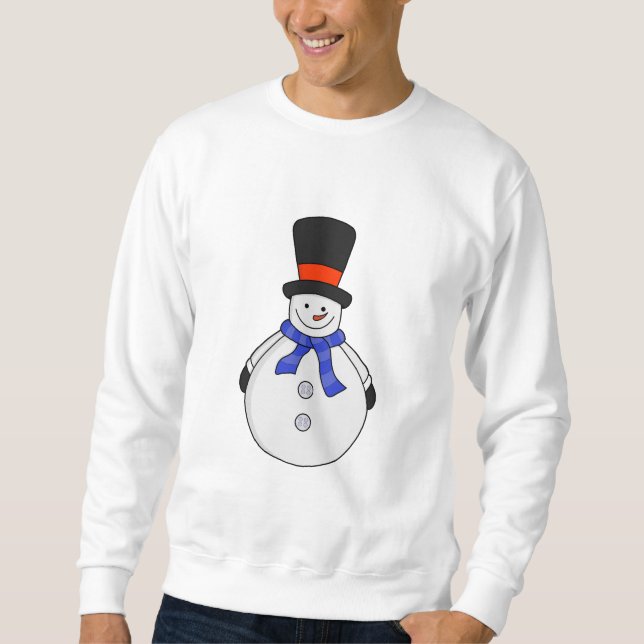 Snowman with top hat (Front)