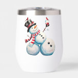 Snowman With Wine Christmas Funny Xmas Gift<br><div class="desc">Snowman With Wine Christmas Funny Xmas Gift</div>