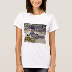 Snowman withBlue Hat and Scarf T-Shirt