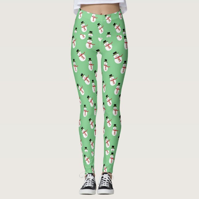 Snowman Women's Leggings (Front)