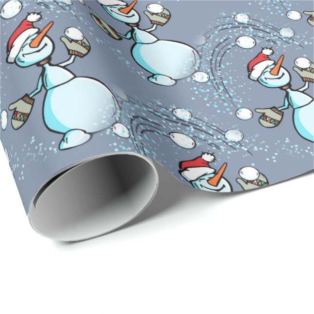 Snowman Wrapping Paper (Roll Corner)