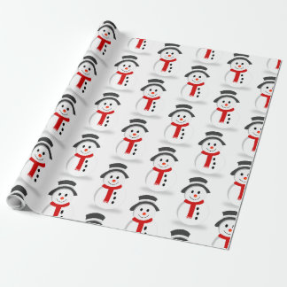 Snowman Wrapping Paper (Plain)
