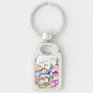 Snowmans Christmas Keychain Gift