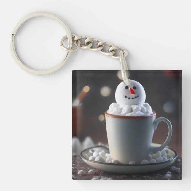 Snowman's Delight Key Ring (Front)