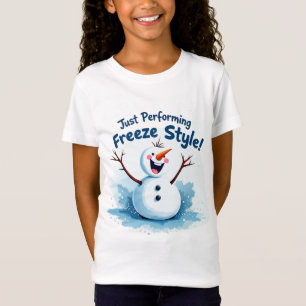 Snowman's Freeze Style Performance Art  T-Shirt