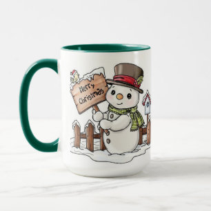 Snowman's Merry Christmas Mug