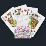 Snowmans Party Christmas Playing Cards<br><div class="desc">Playing Cards with Happy Snowmans Merry Christmas Party Funny Drawing Cartoon Snowman Celebration - Choose / Add Your Unique Text / Font / Colour - Make Your Special Gift - Resize and move or remove and add elements / image with customisation tool ! - Drawing and Design by MIGNED. You...</div>