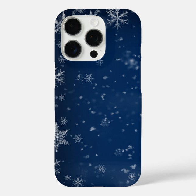 Snowmans & Snowflakes Seamless Pattern Case-Mate iPhone Case (Back)
