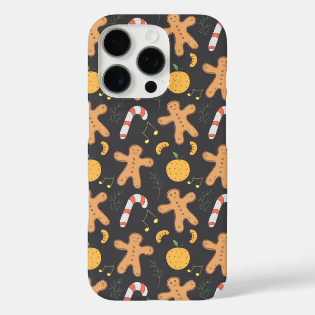 Snowmans & Snowflakes Seamless Pattern Case-Mate iPhone Case (Back)