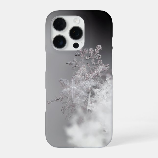 Snowmans & Snowflakes Seamless Pattern iPhone Case (Back)