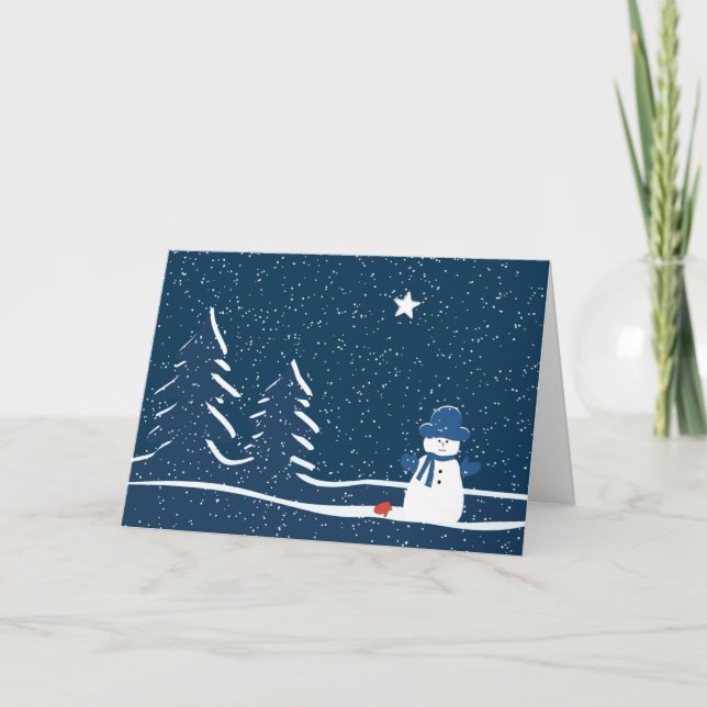 Snowman's vigil card (Front)