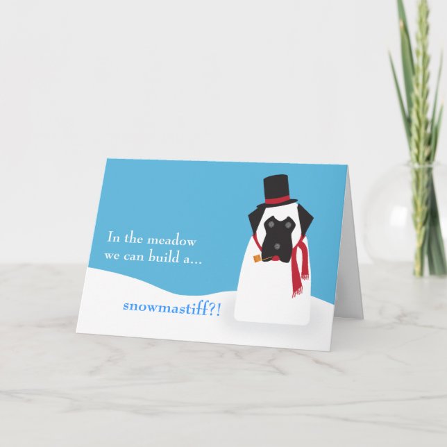 Snowmastiff Card (Front)