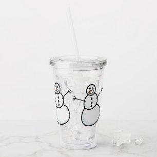 Snowmen Acrylic Tumbler