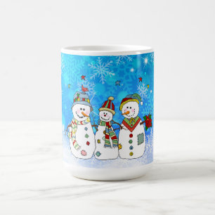 Snowmen and Snowflakes Coffee Mug