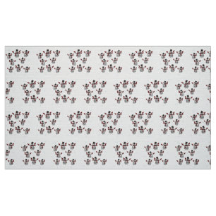 Snowmen and Snowflakes Fabric
