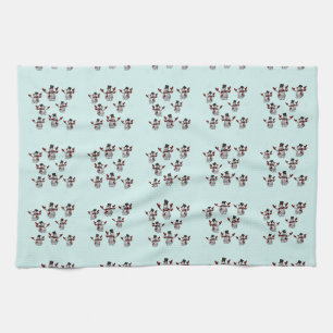 Snowmen and Snowflakes Towel