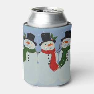 Snowmen Can Cooler