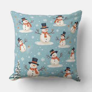 snowmen cushion
