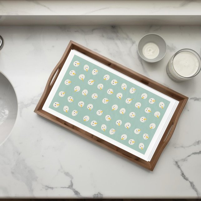 Snowmen Faces Paper Guest Towels Napkin (Creator Uploaded)