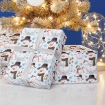 Snowmen Fun Wrapping Paper<br><div class="desc">An Adorable Pattern Of Snowmen Wrapping Paper For Christmas Or Hanukkah Gifts.</div>