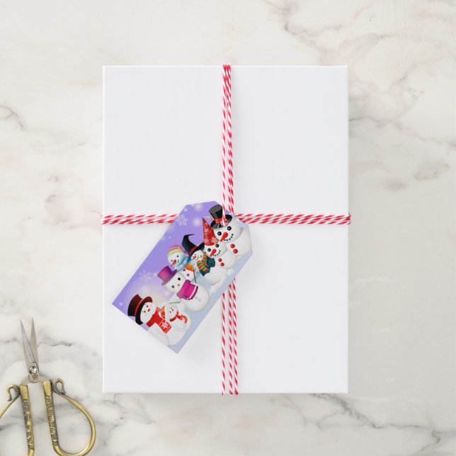 Snowmen Gift Tags (With Twine)