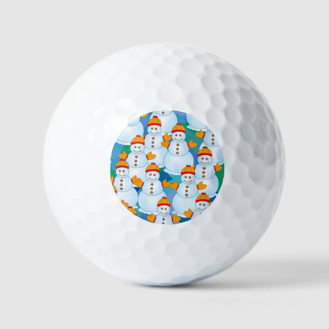Snowmen Golf Balls (Front)