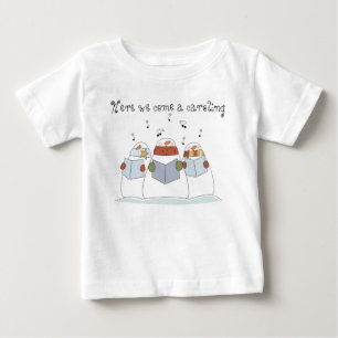 Snowmen Here We Come A Caroling T-Shirt