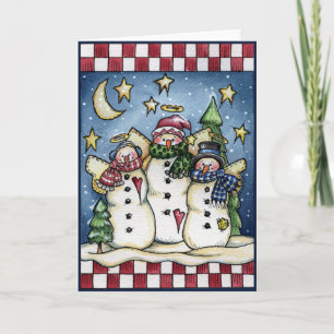 Snowmen Holiday Card
