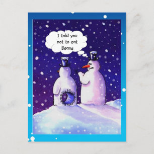 Snowmen Humour Postcard