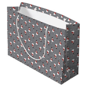 Snowmen Large Gift Bag