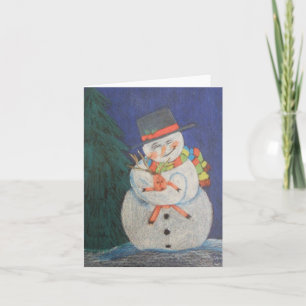 Snowmen Love Holiday Card