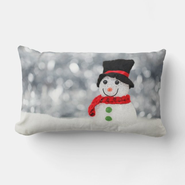 Snowmen Lumbar Cushion (Front)