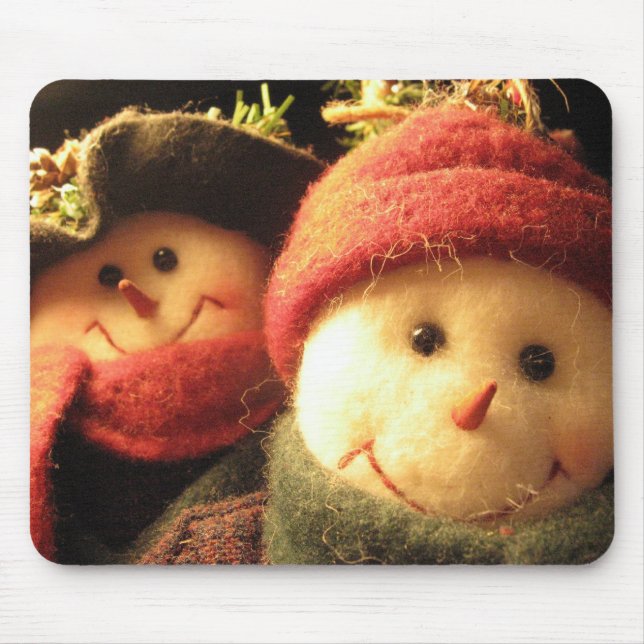 Snowmen Mouse Mat (Front)