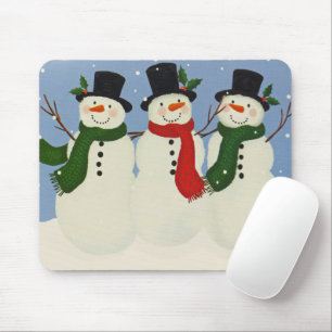 Snowmen Mouse Mat