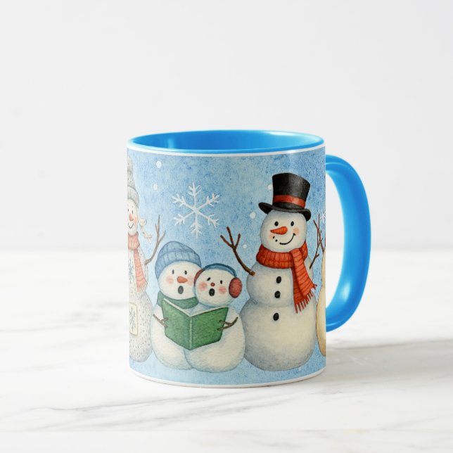Snowmen Mug (Front Right)