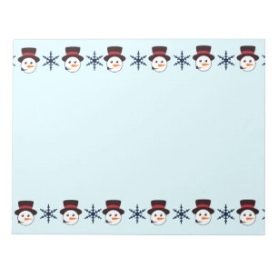 Snowmen Notepad