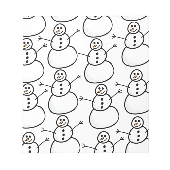 Snowmen Notepad (Front)