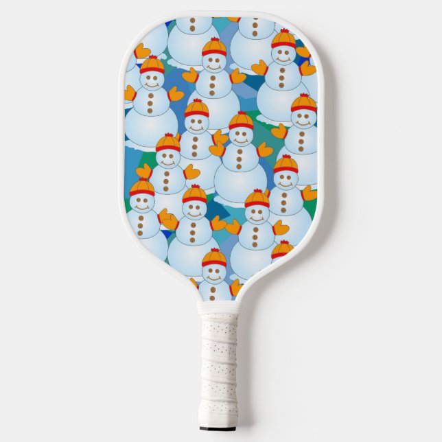 Snowmen Pickleball Paddle (Back)