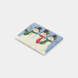 Snowmen Post-it Notes