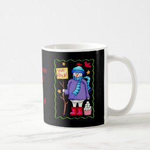 Snowmen Rule Name Personalised Snowman Art Coffee Mug