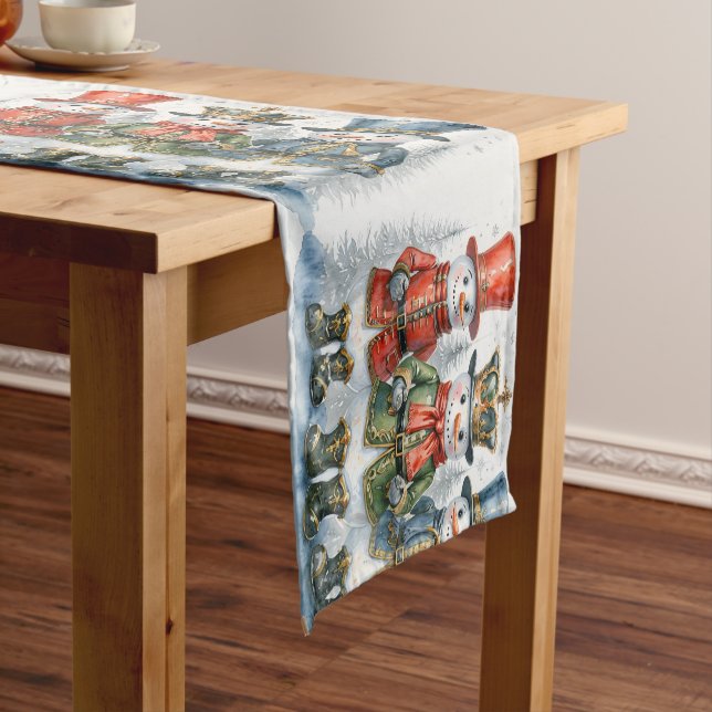 Snowmen Short Table Runner (In Situ)