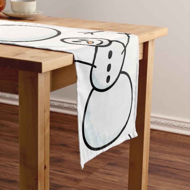 Snowmen Short Table Runner (In Situ)