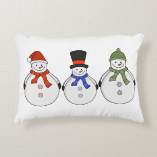 Snowmen Winter has come Decorative Cushion