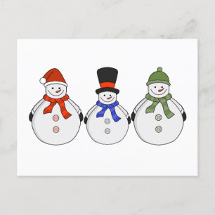 Snowmen Winter has come Postcard